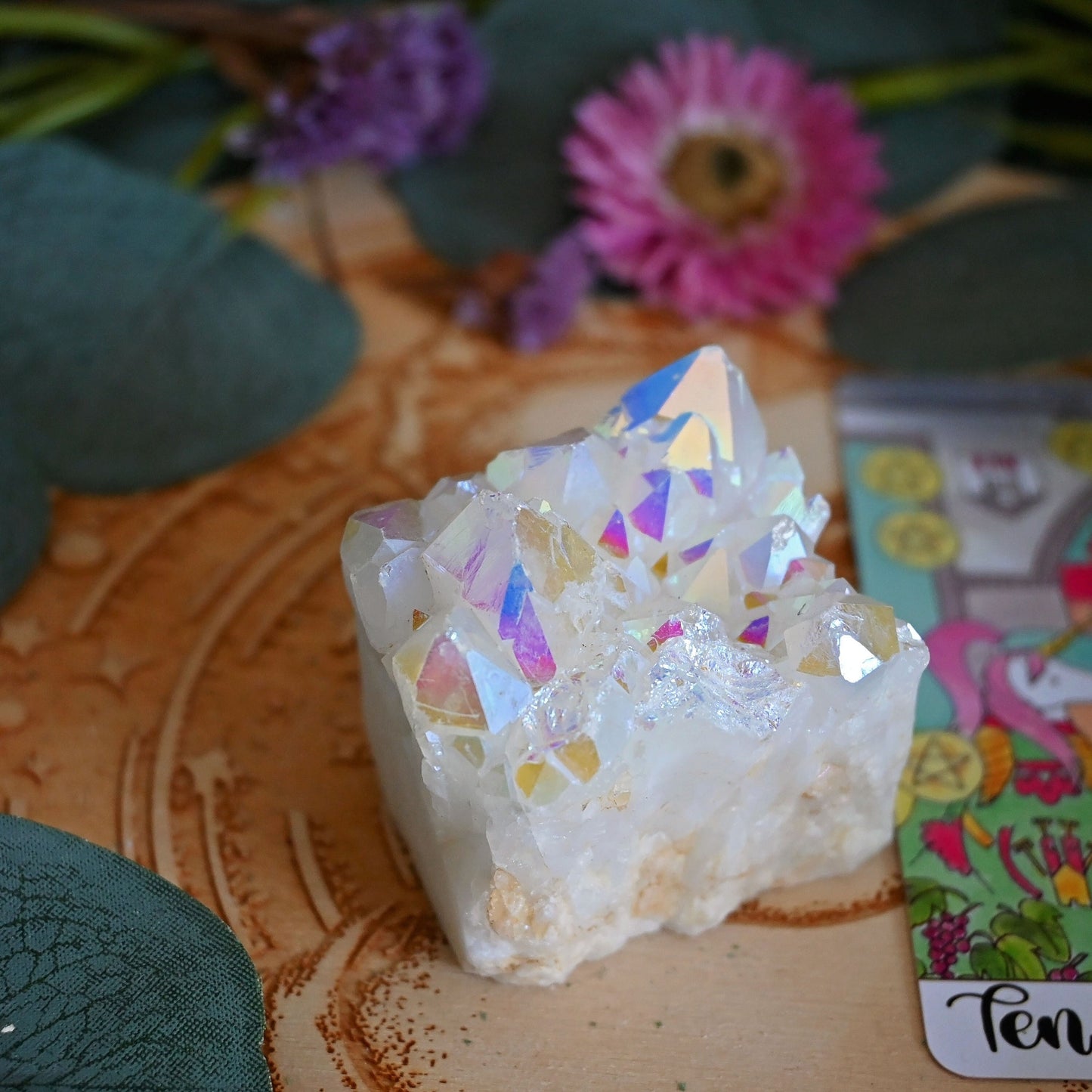 Angel Aura Quartz Cluster #1
