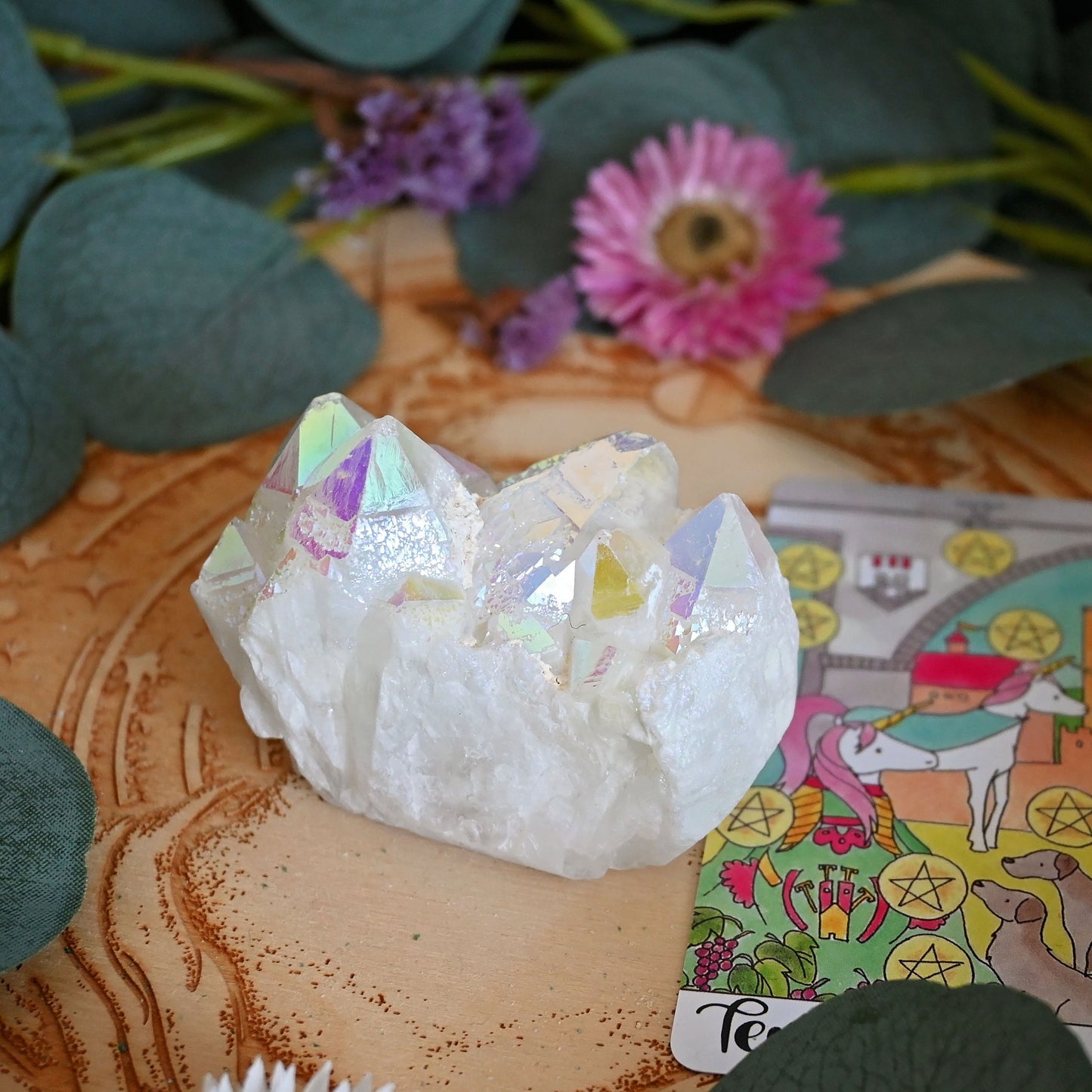 Angel Aura Quartz Cluster #2