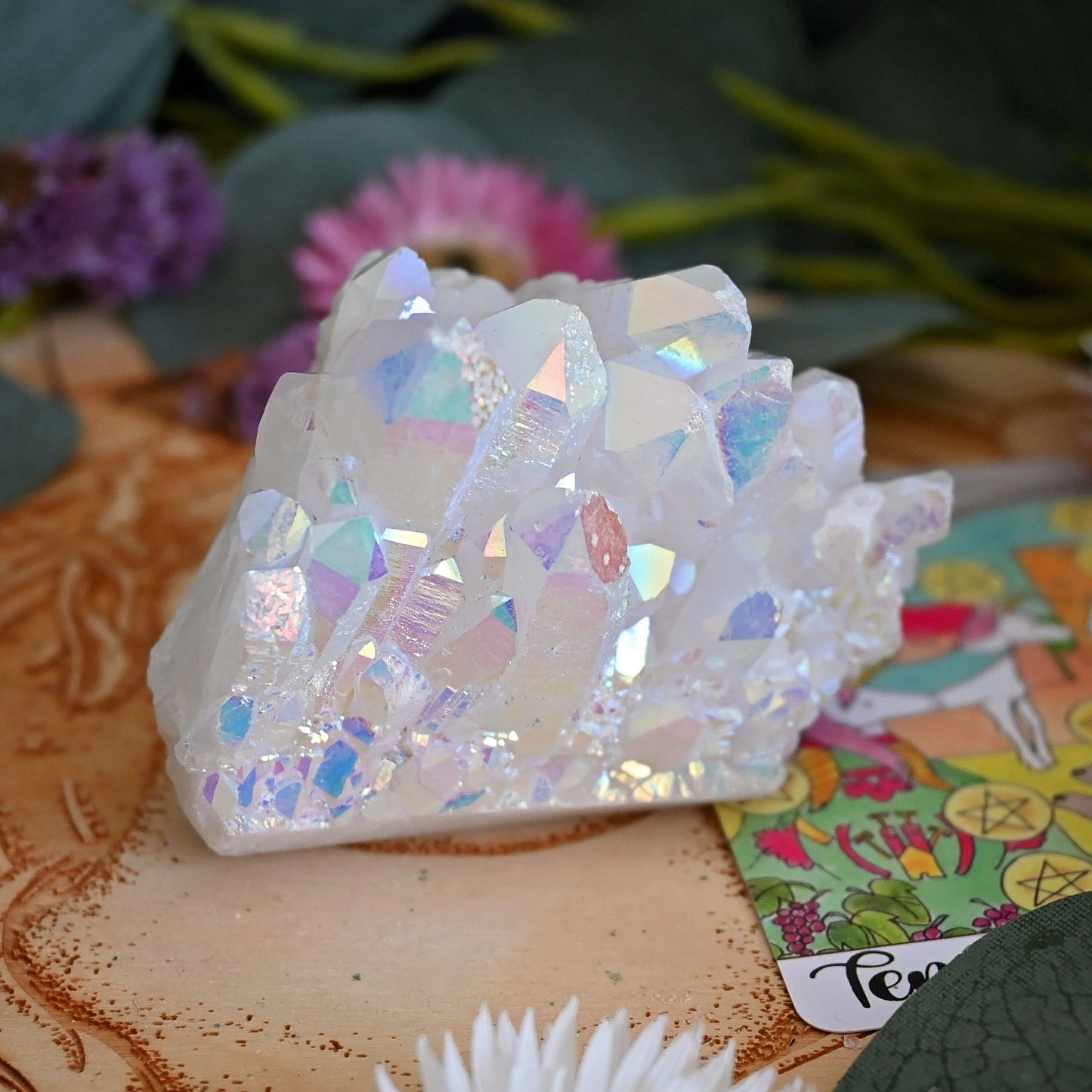 Angel Aura Quartz Cluster #4