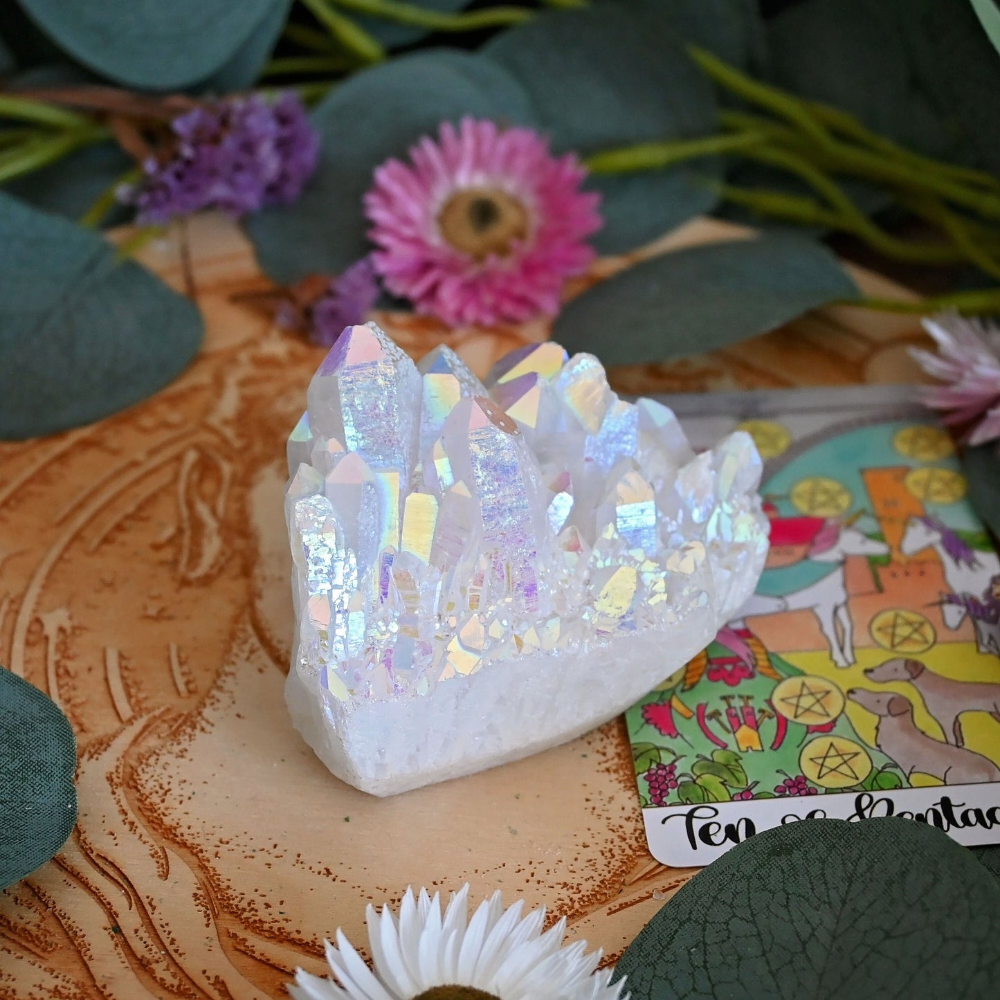 Angel Aura Quartz Cluster #4