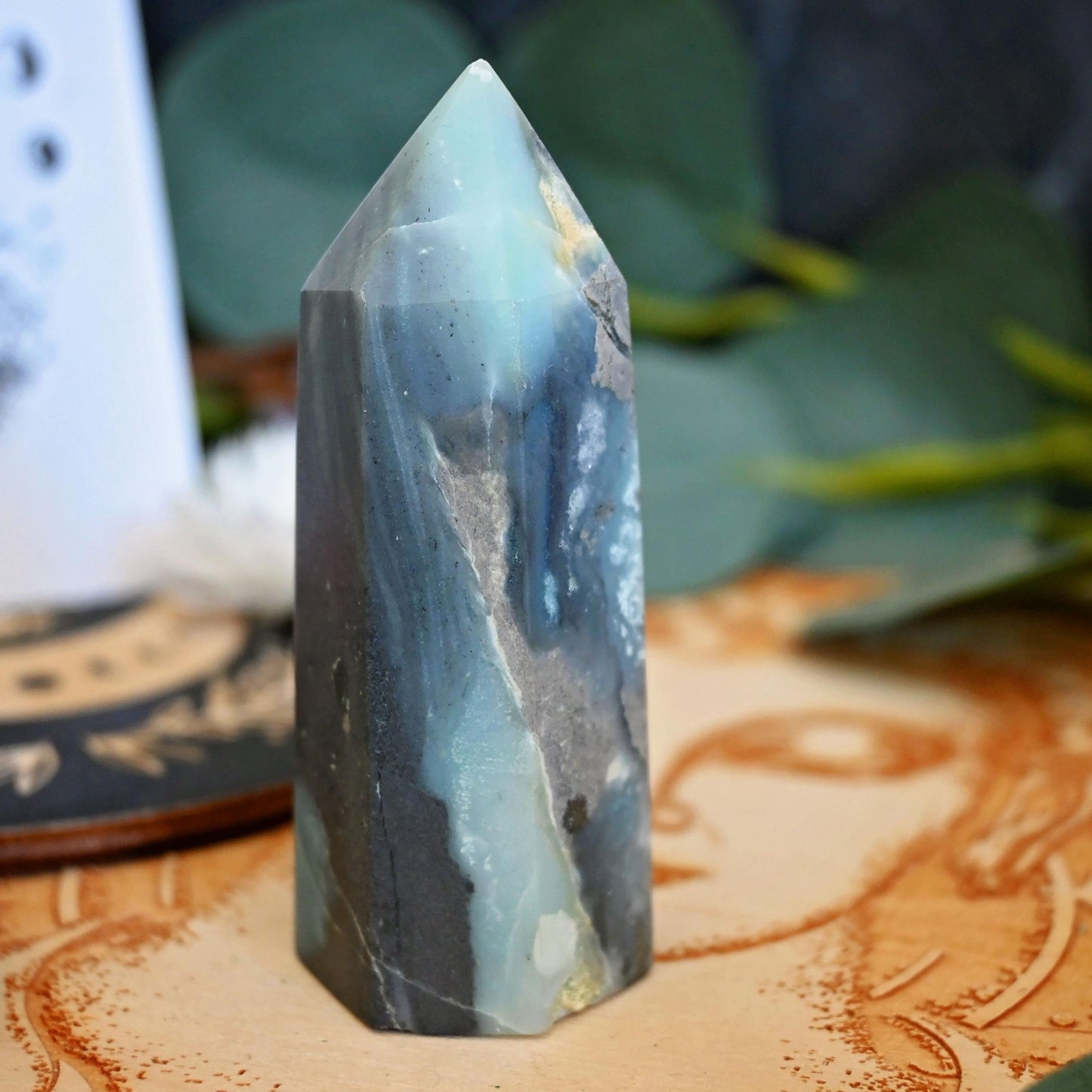 Caribbean Calcite with Pyrite Point #1
