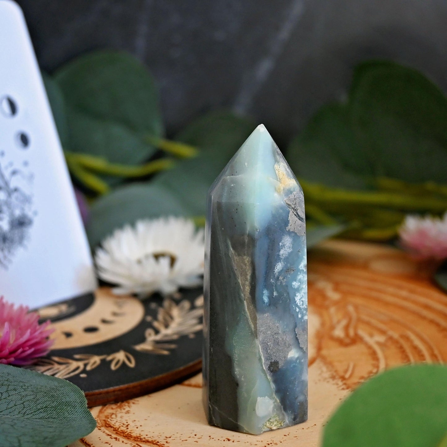 Caribbean Calcite with Pyrite Point #1