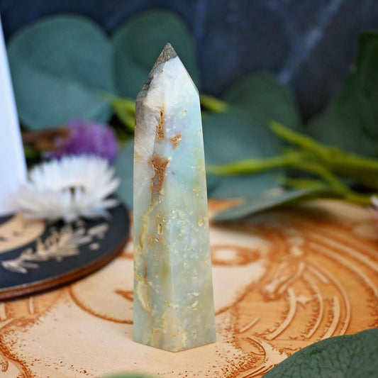 Caribbean Calcite with Pyrite Point #6