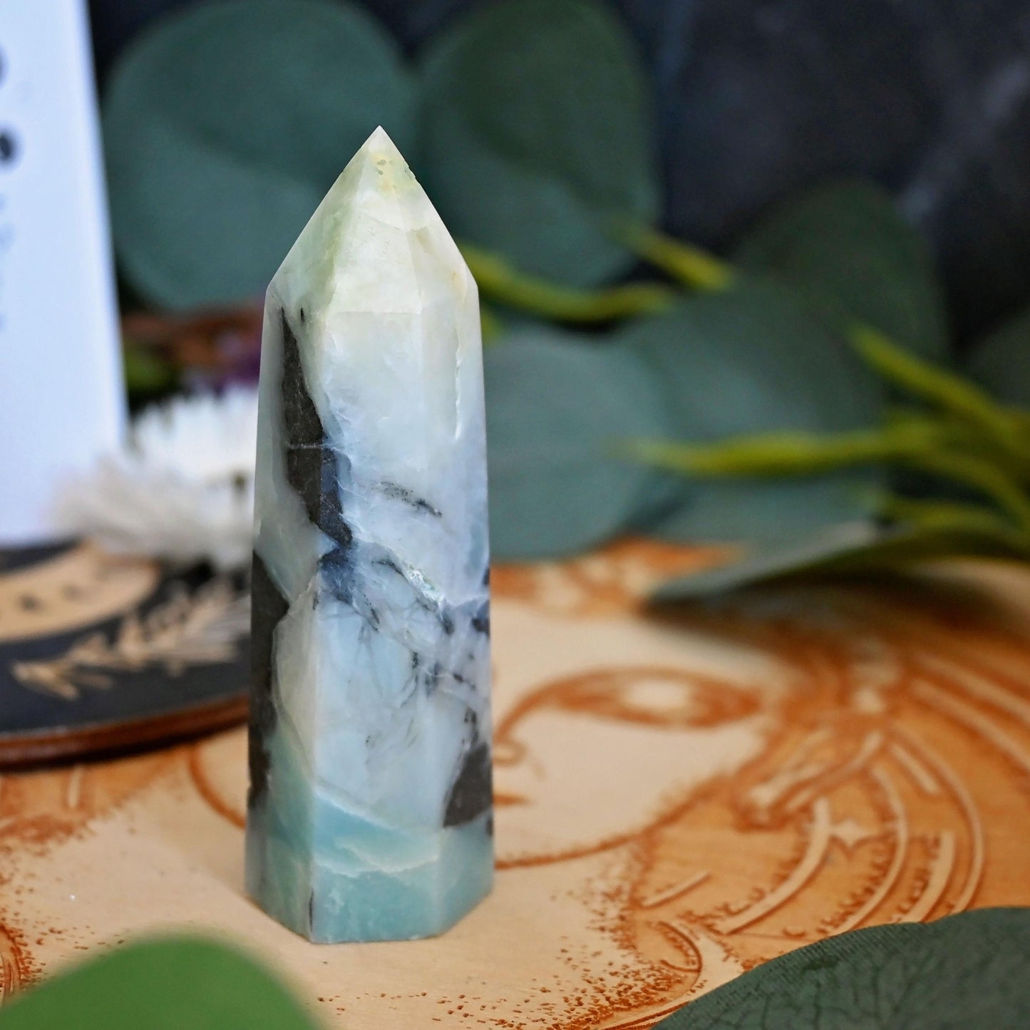 Caribbean Calcite with Pyrite Point #7