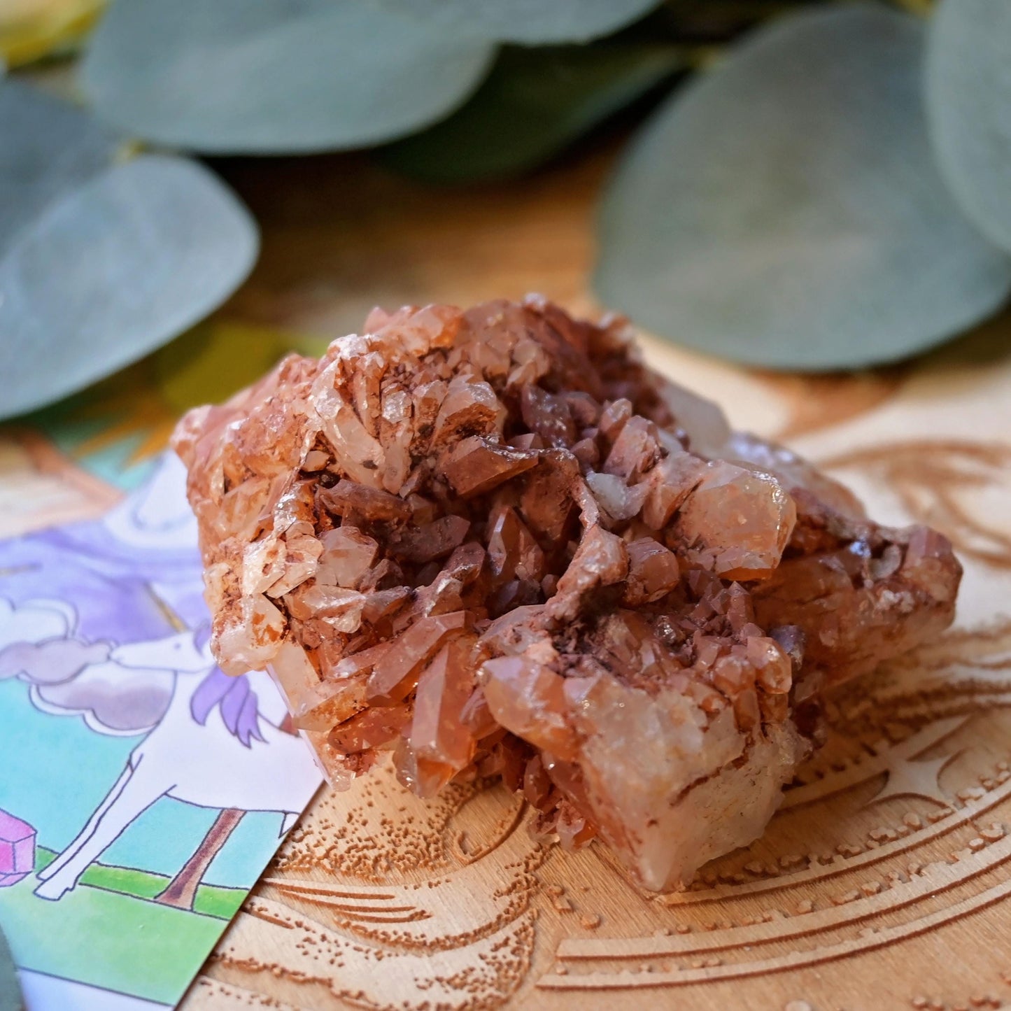 Tangerine Quartz Cluster #1
