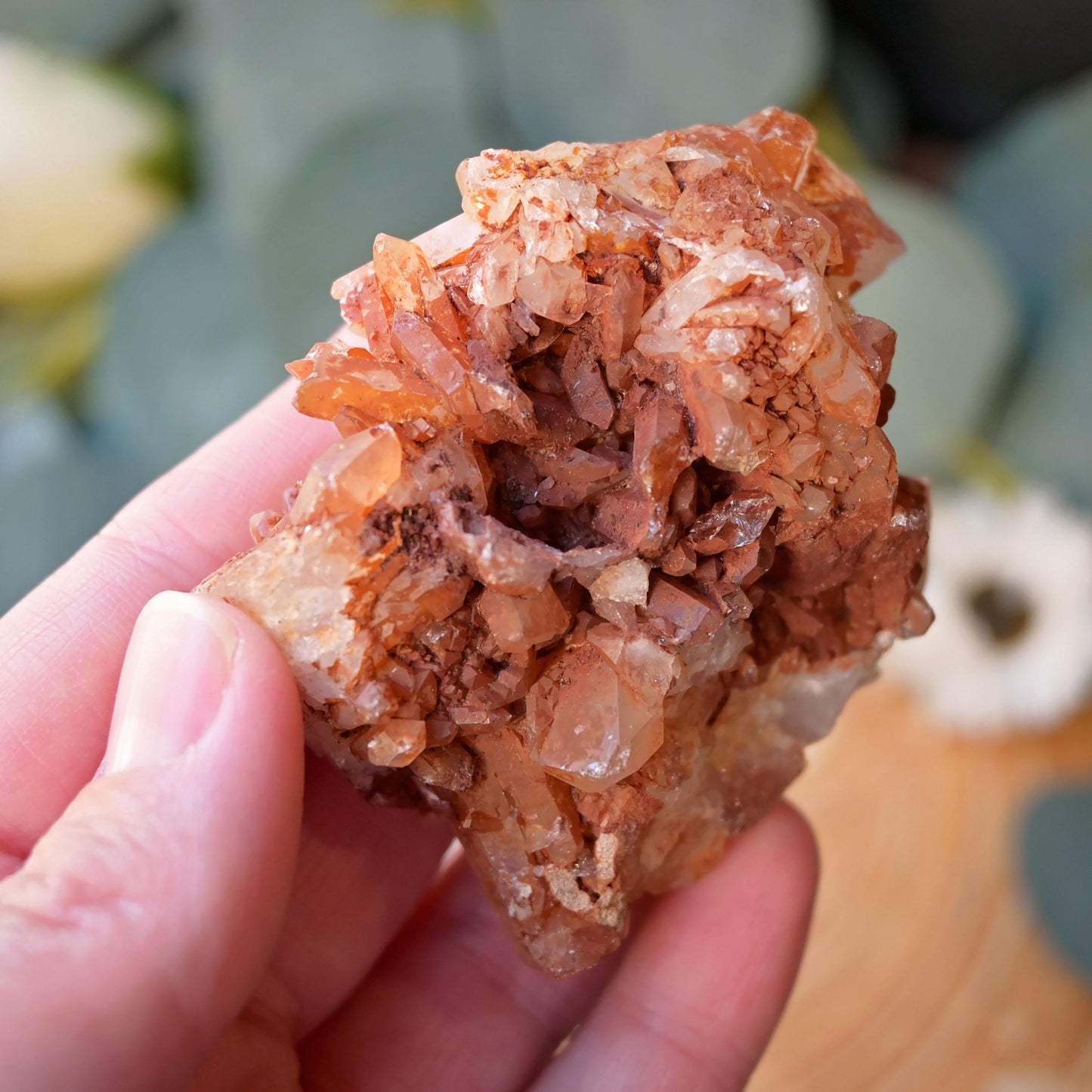 Tangerine Quartz Cluster #1
