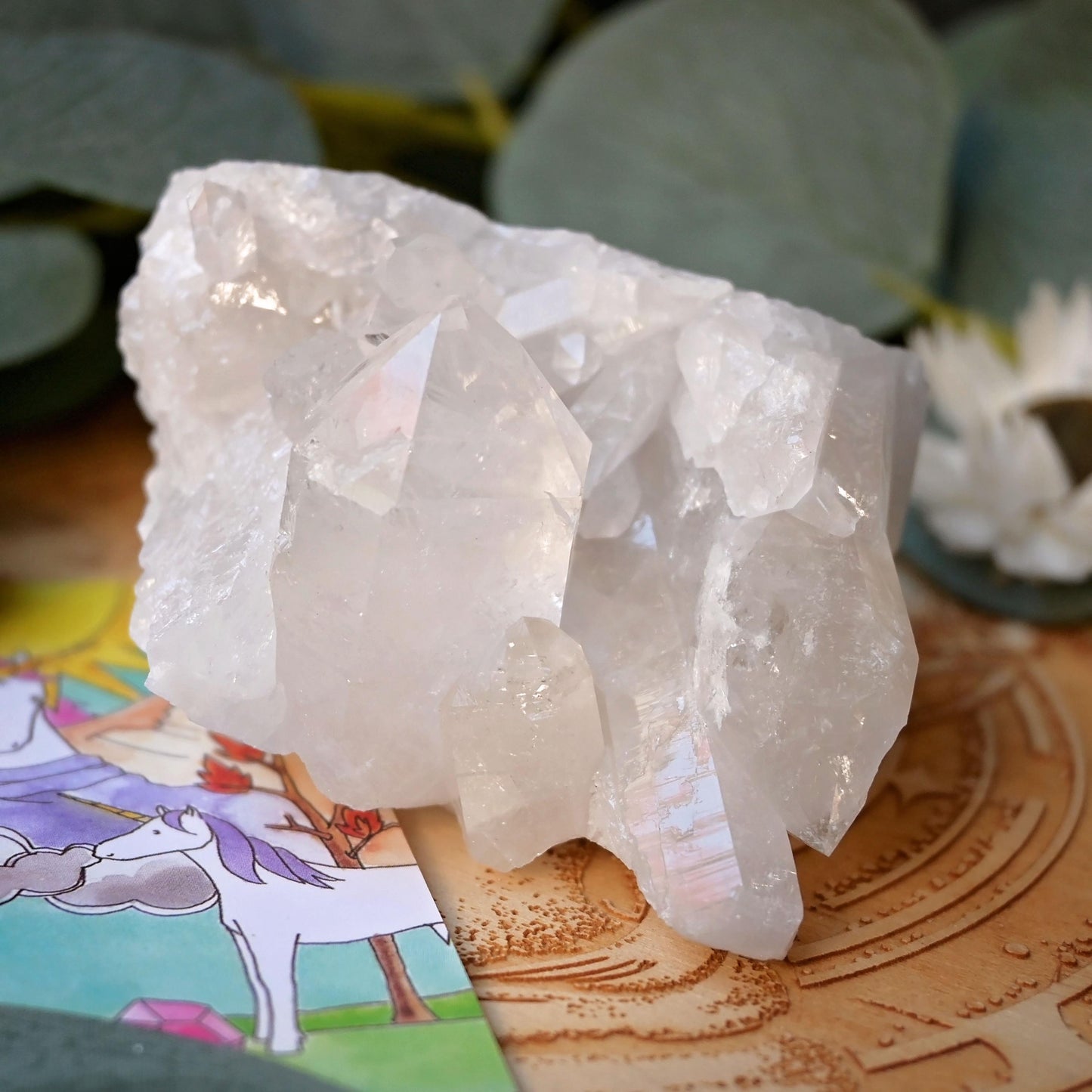 A Grade Clear Quartz Cluster #2