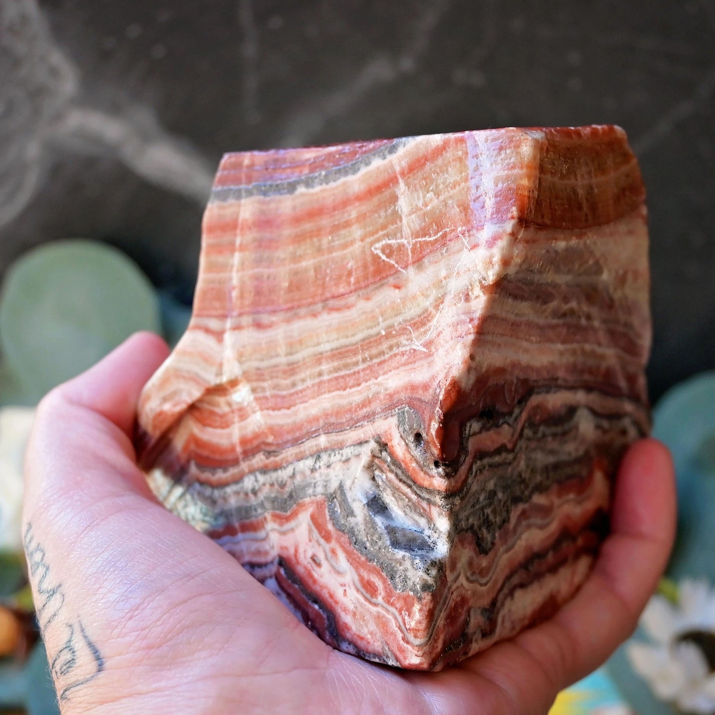 Banded Calcite Raw Chunk #1